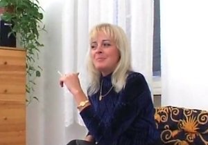 Fair-haired GILF wants some action on the side