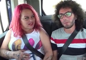 Outdoor mature fuck scene with an edgy older lady