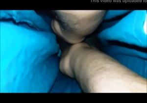 Underneath shot with a spicy long-legged hottie in a blue dress
